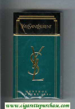 yves saint laurent menthol cigarettes|ysl le smoking jacket.